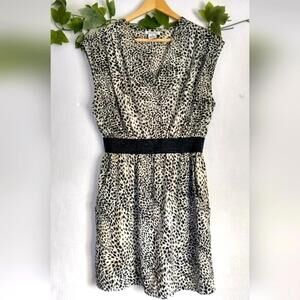 Dizzy Lizzy Vintage Y2K 90s Zebra Print Dress Size Medium Nordstrom Rack